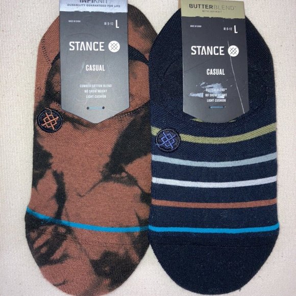 Stance Underwear & Socks 2 Pr No Show Stance Mens Large Socks Nwt Butter Blend Poshmark
